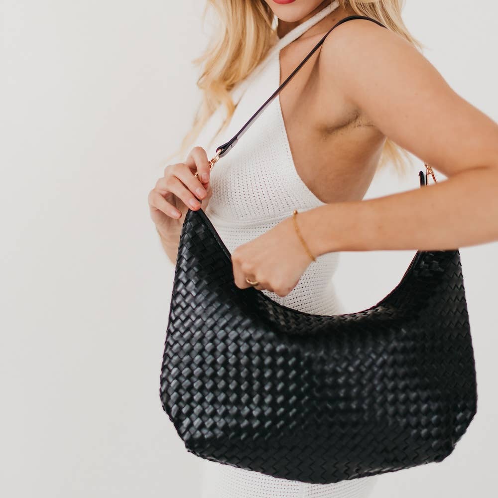 Sienna Slouchy Woven Shoulder Bag