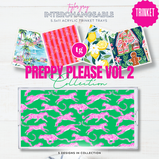 5.5 x 11 PREPPY PLEASE VOL 2 Insert Set of 5