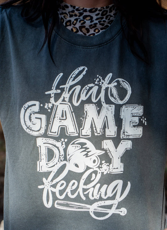"That Game Day Feeling" Sleeveless Tee