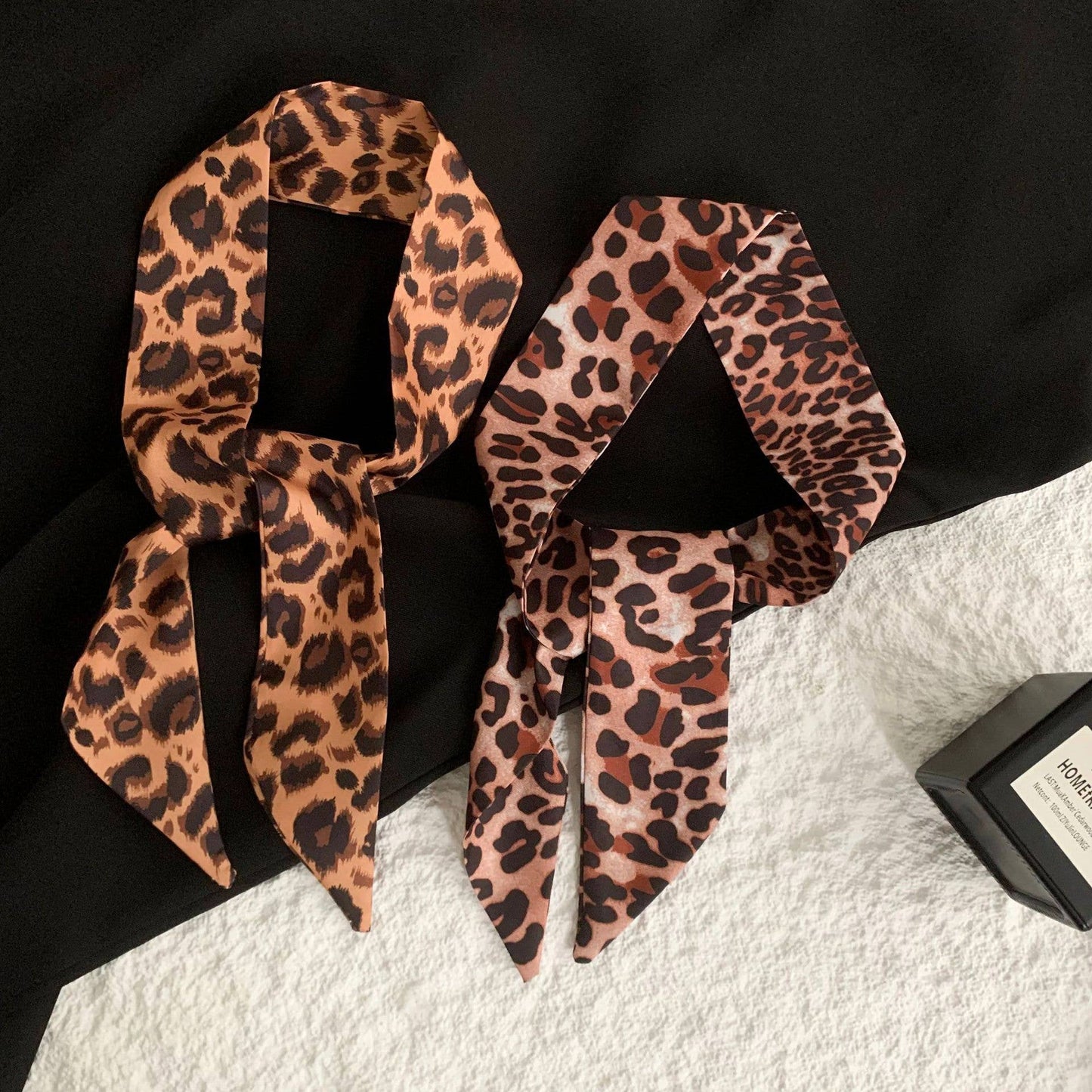 Leopard/Polka Dot Scarf –  Women's Hair Tie