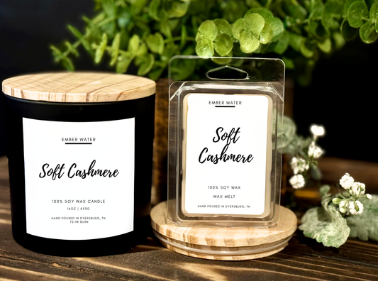Soft Cashmere 16 oz 100% Soy Candle