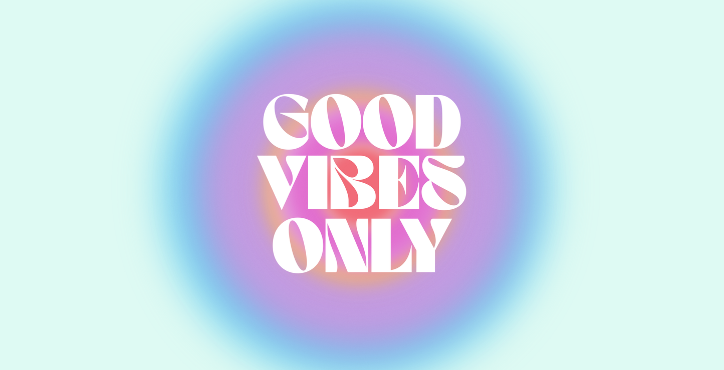 5.5 x 11 GOOD VIBES Insert Set of 5
