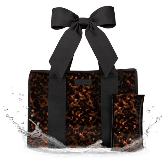 Case-Mate Tortoise Shell Bow Jelly Tote Bag