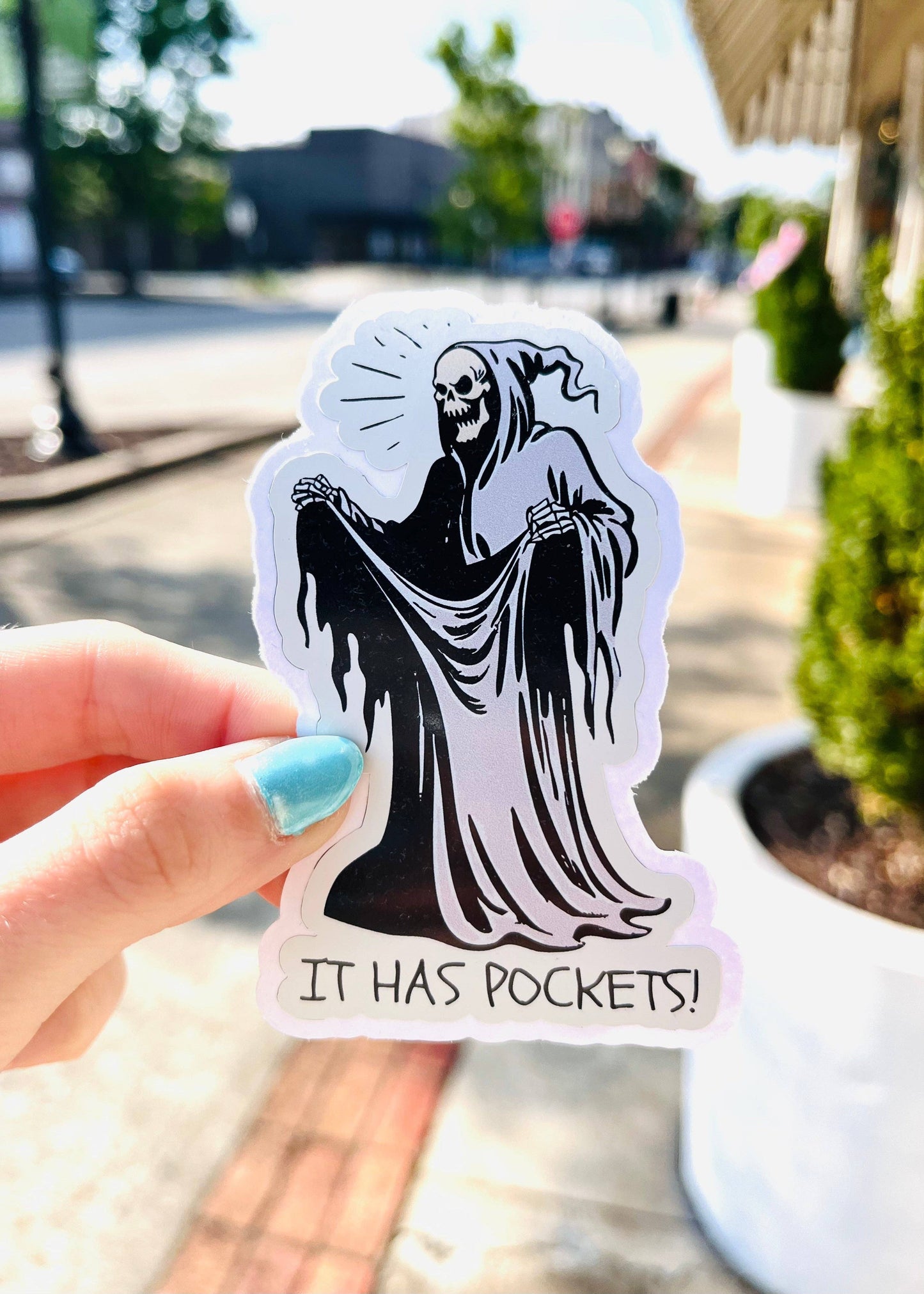 It Has Pockets Sticker
