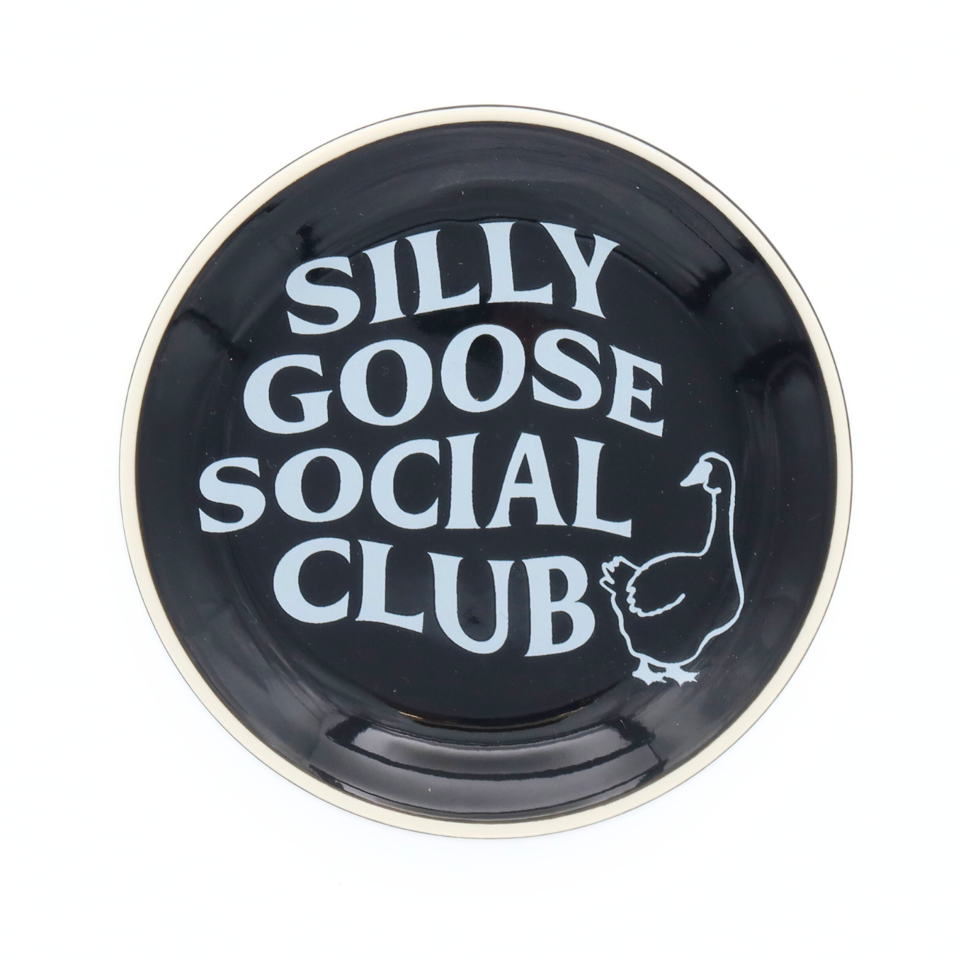 Silly Goose Social Club - Round Trinket Tray 
