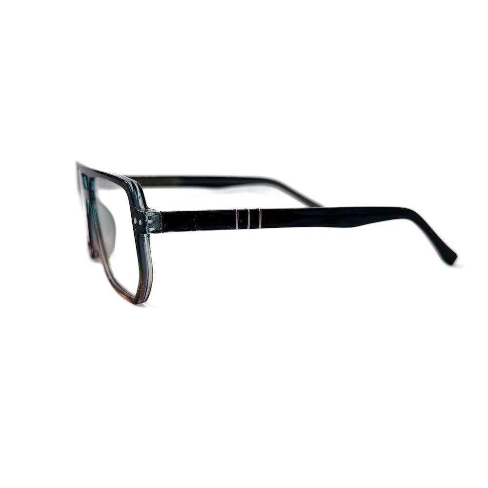 Oversized Square Aviator Blue Light Glasses