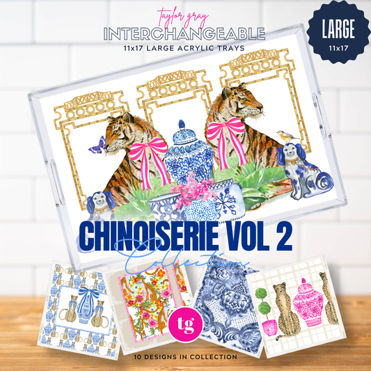 11 x 17 CHINOISERIE VOL 2 Insert Set of 10