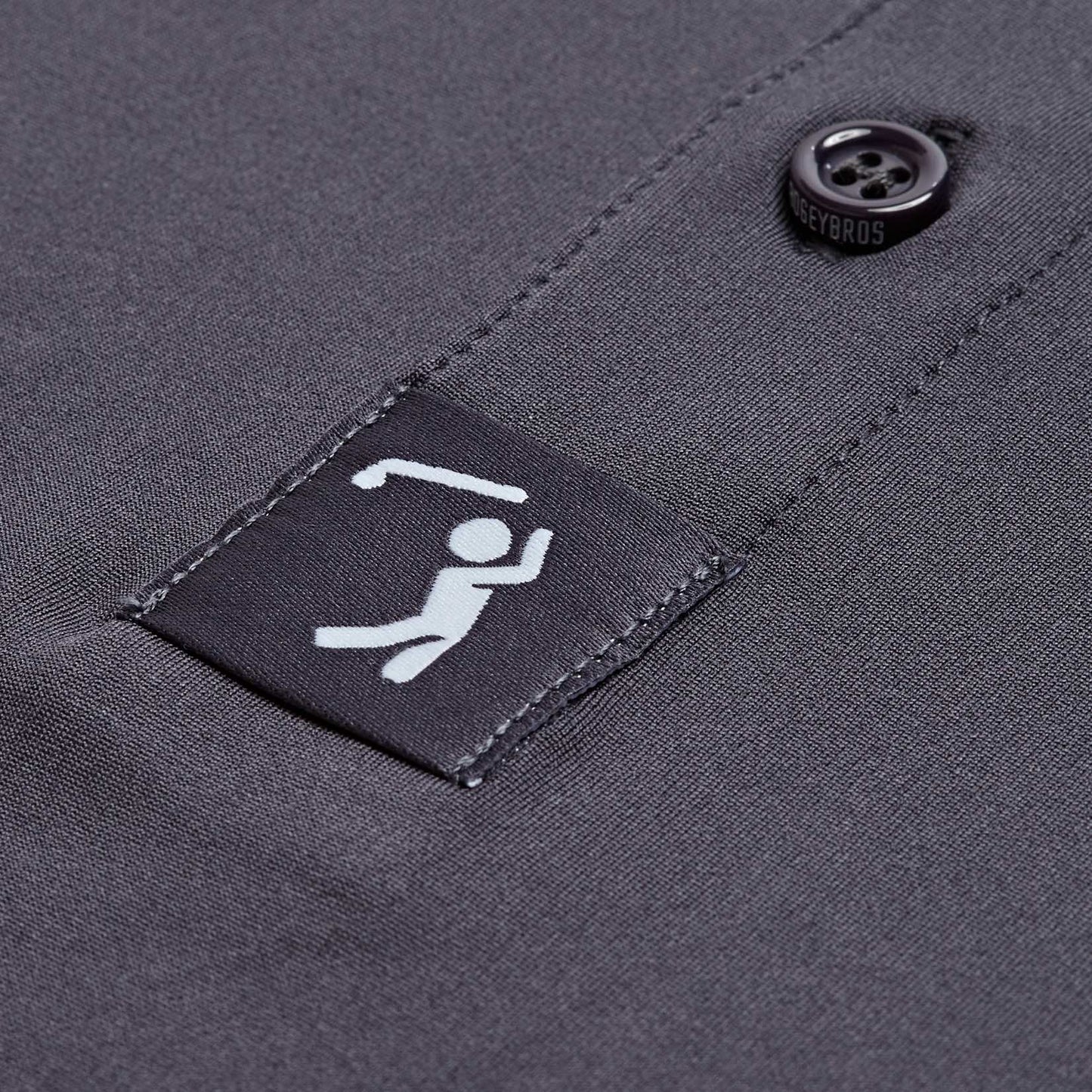 Solid Charcoal - Polo