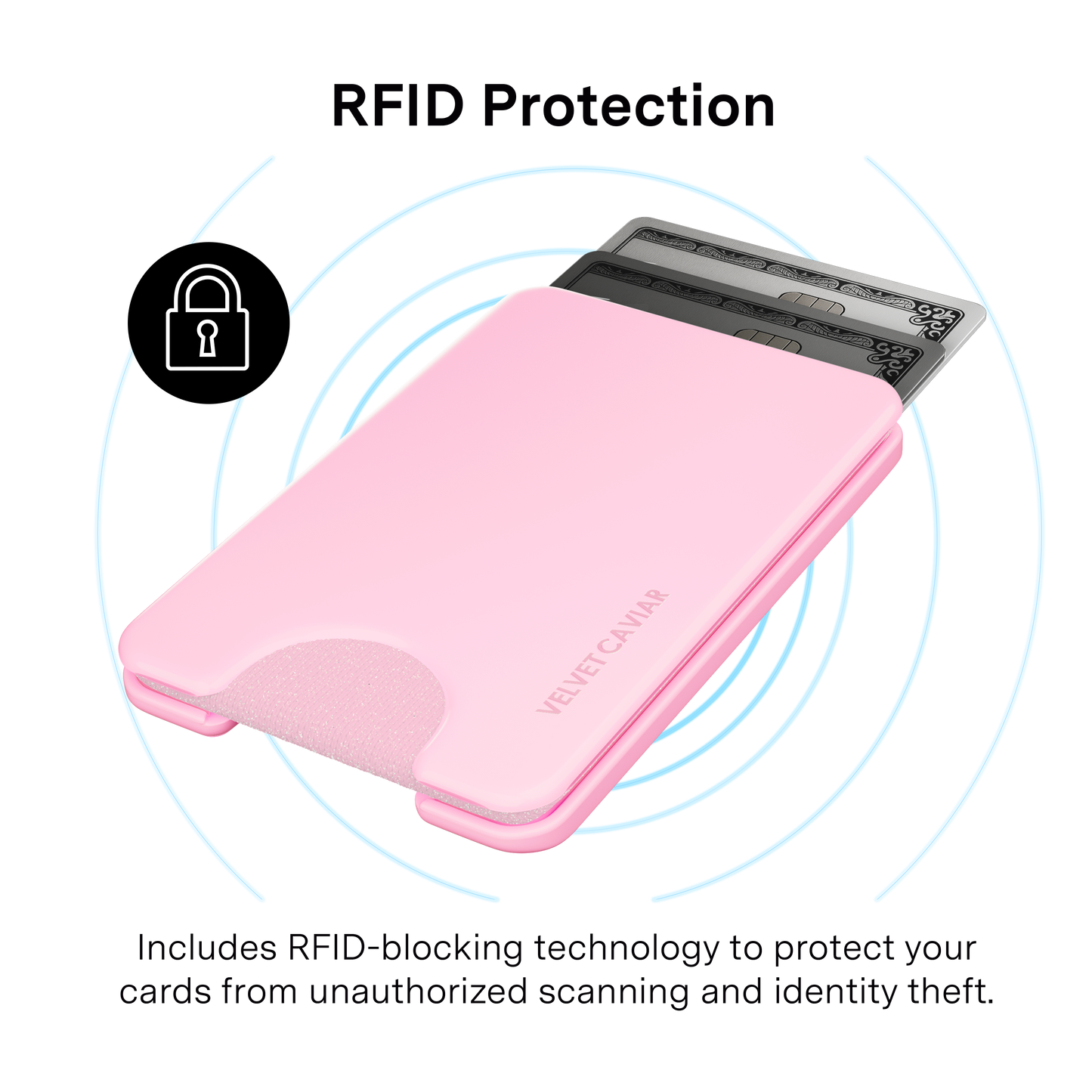 Magnetic Phone Wallet - Strawberry Milk