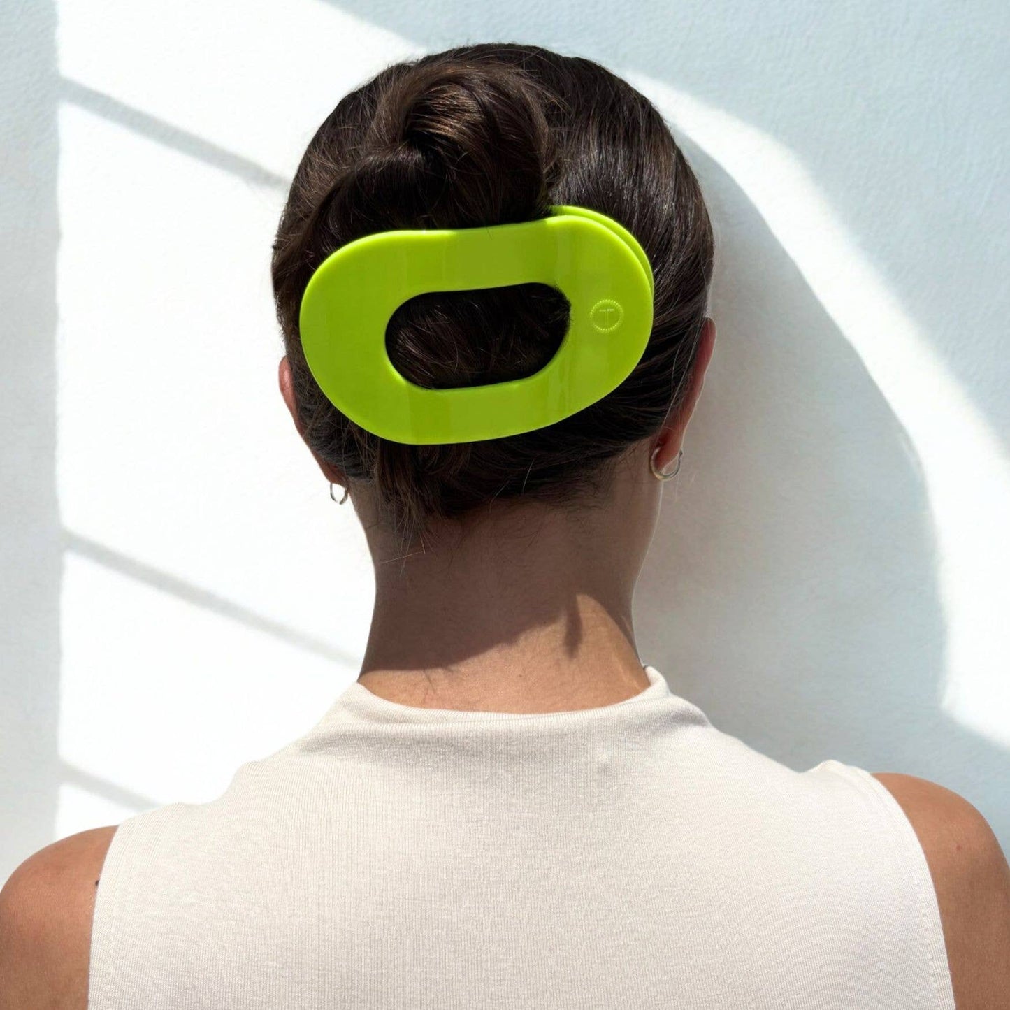Flat Round Hair Clip | Large | Summer Brights