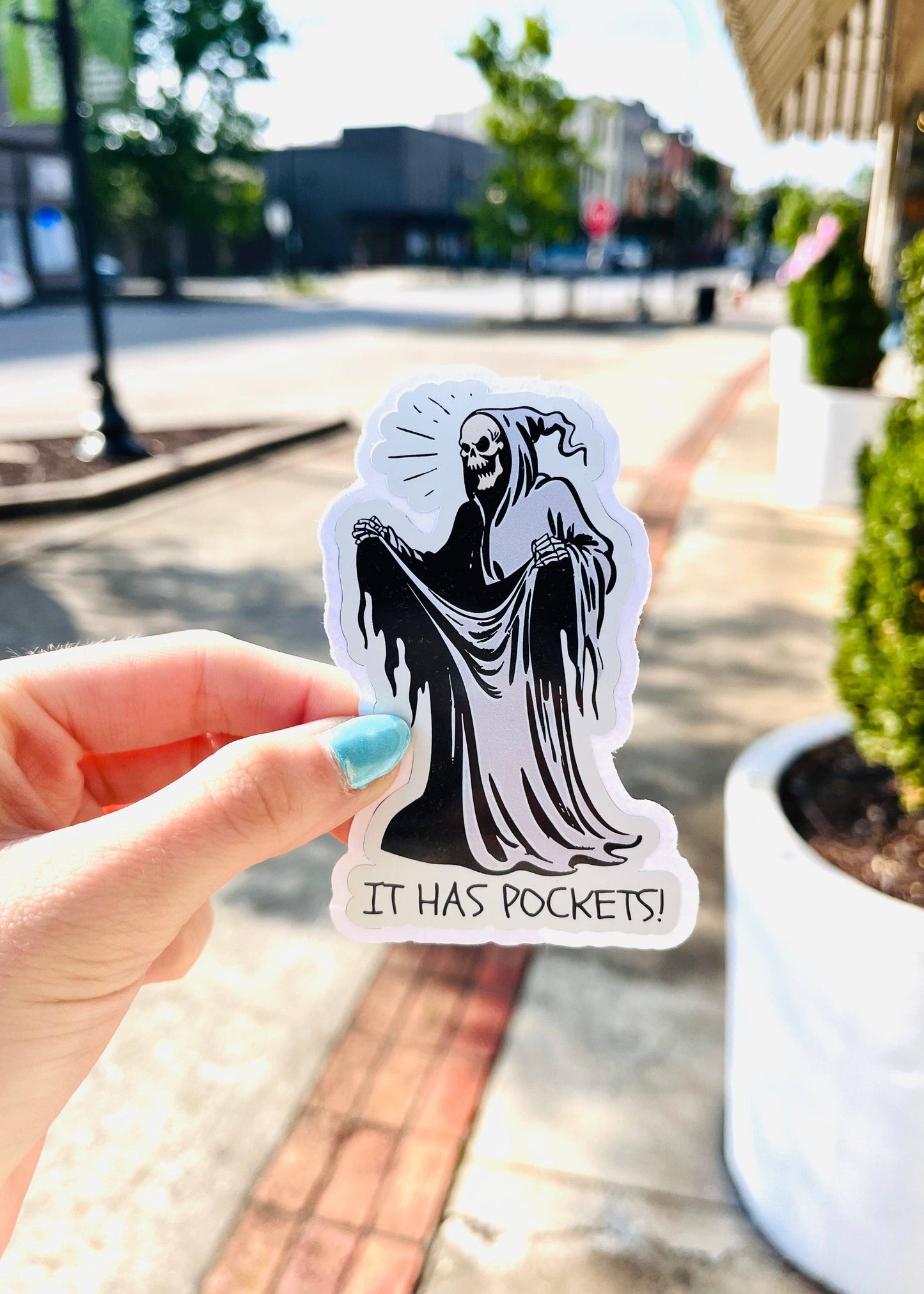 It Has Pockets Sticker