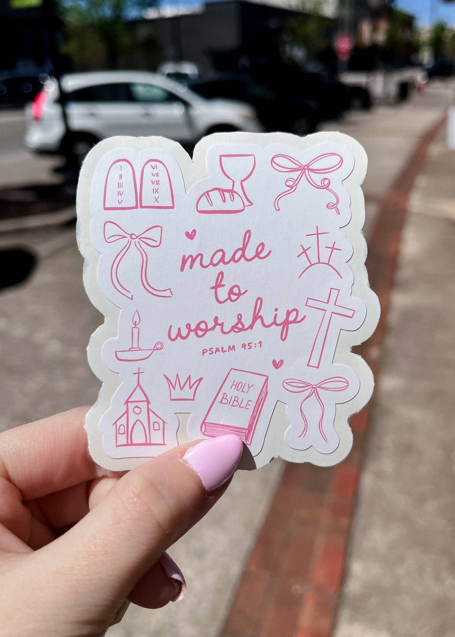 Made to Worship Sticker