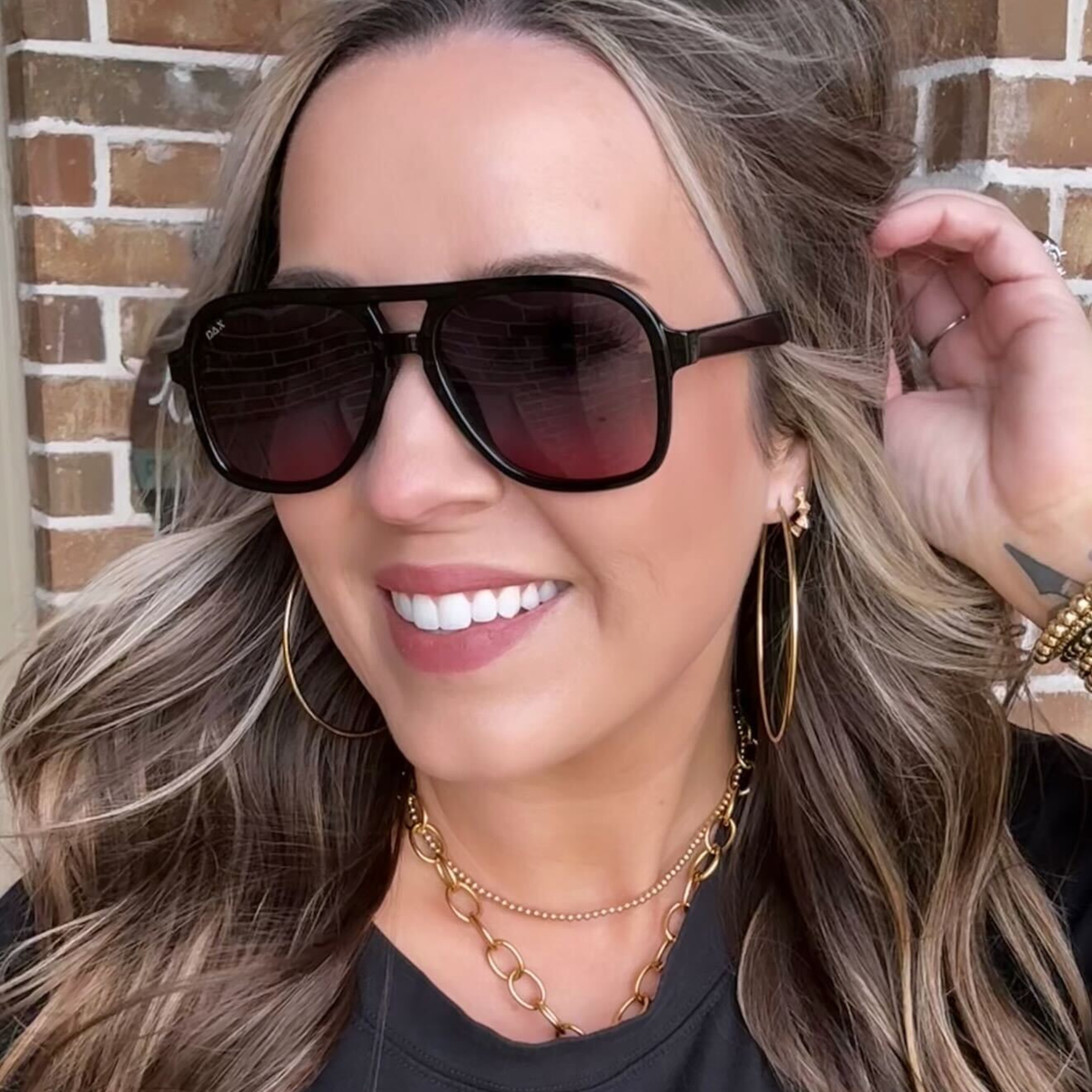 Cruz - Unisex Aviator Sunglasses – Polarized Hair