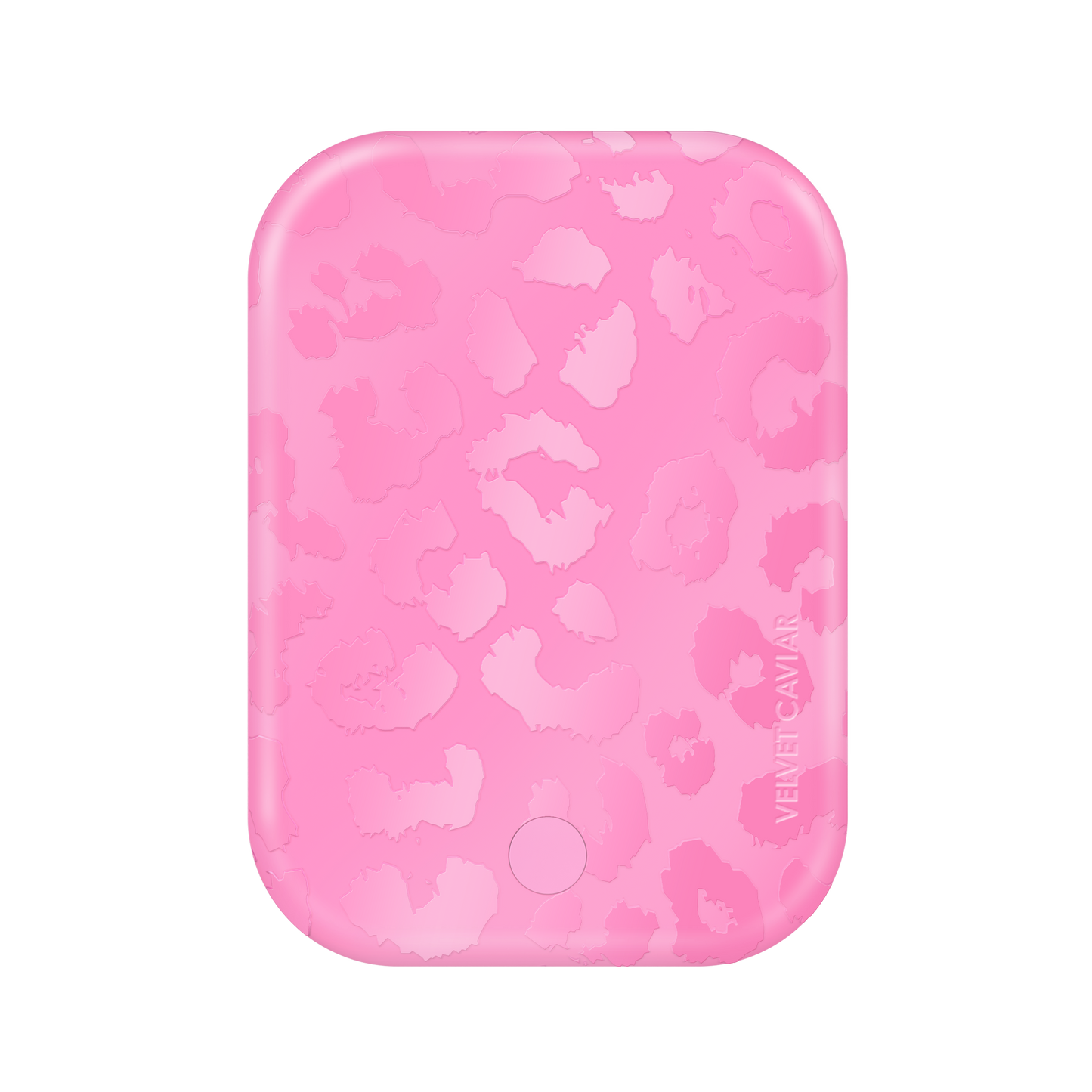 Wireless Phone Charger - Hot Pink Leopard