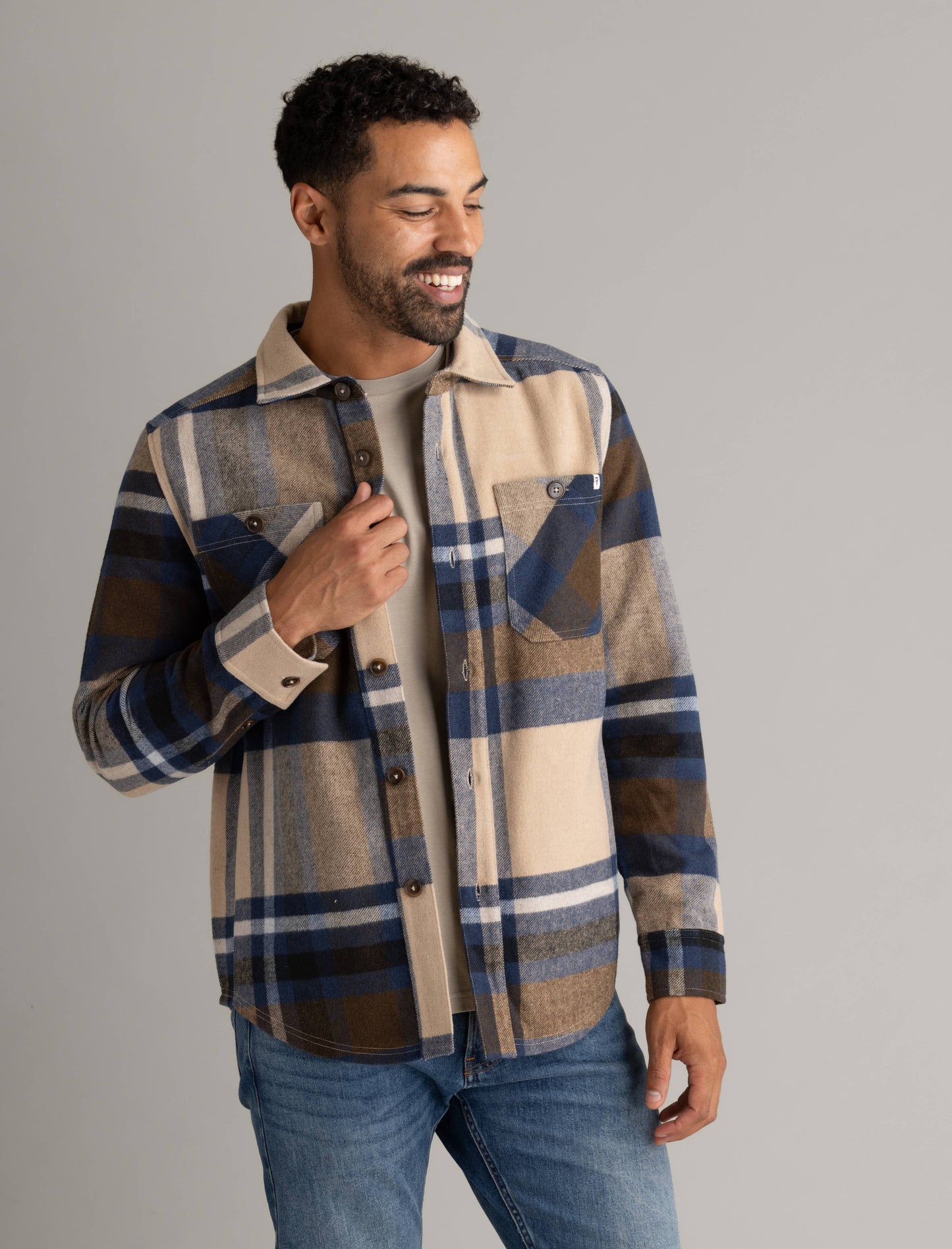 Men's Shay Faux Wool Shacket