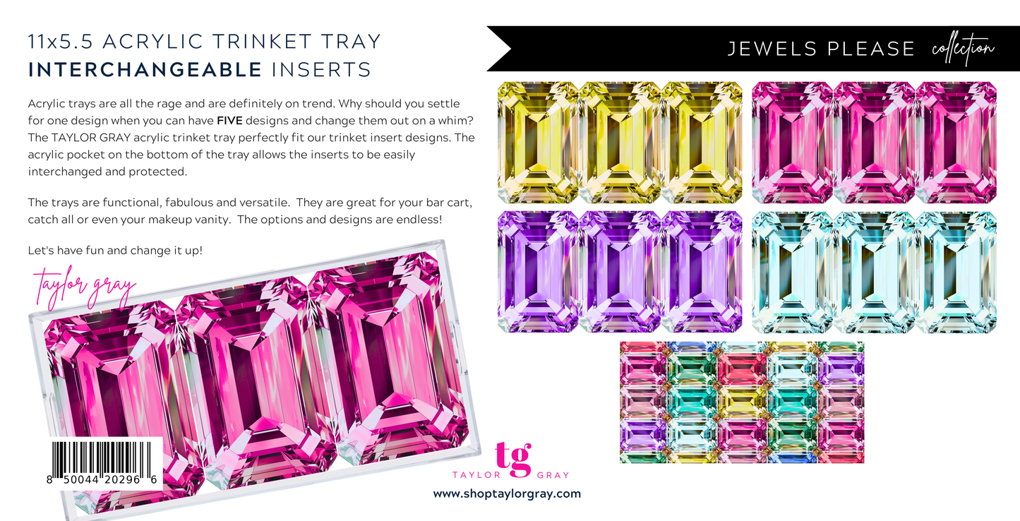 5.5 x 11 JEWELS PLEASE Insert Set of 5