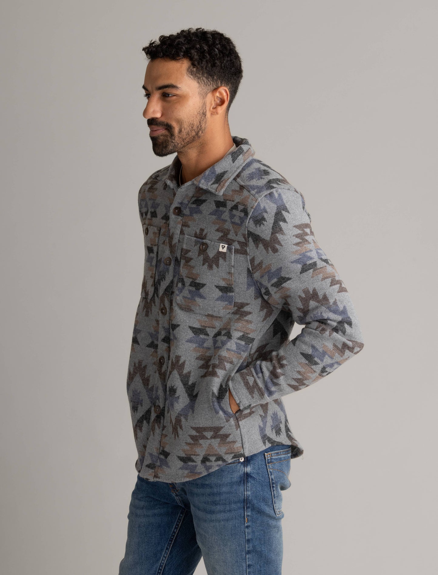 Men's Shay Faux Wool Shacket