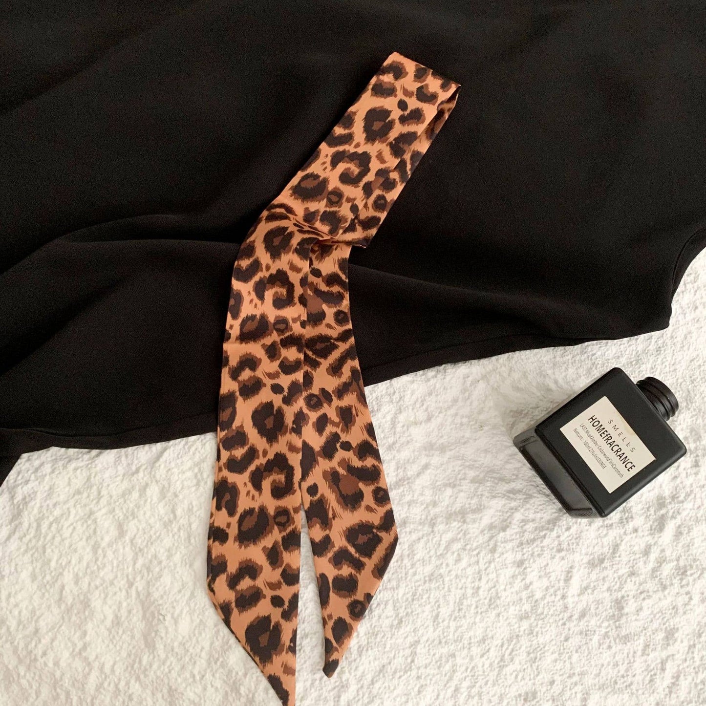 Leopard/Polka Dot Scarf –  Women's Hair Tie
