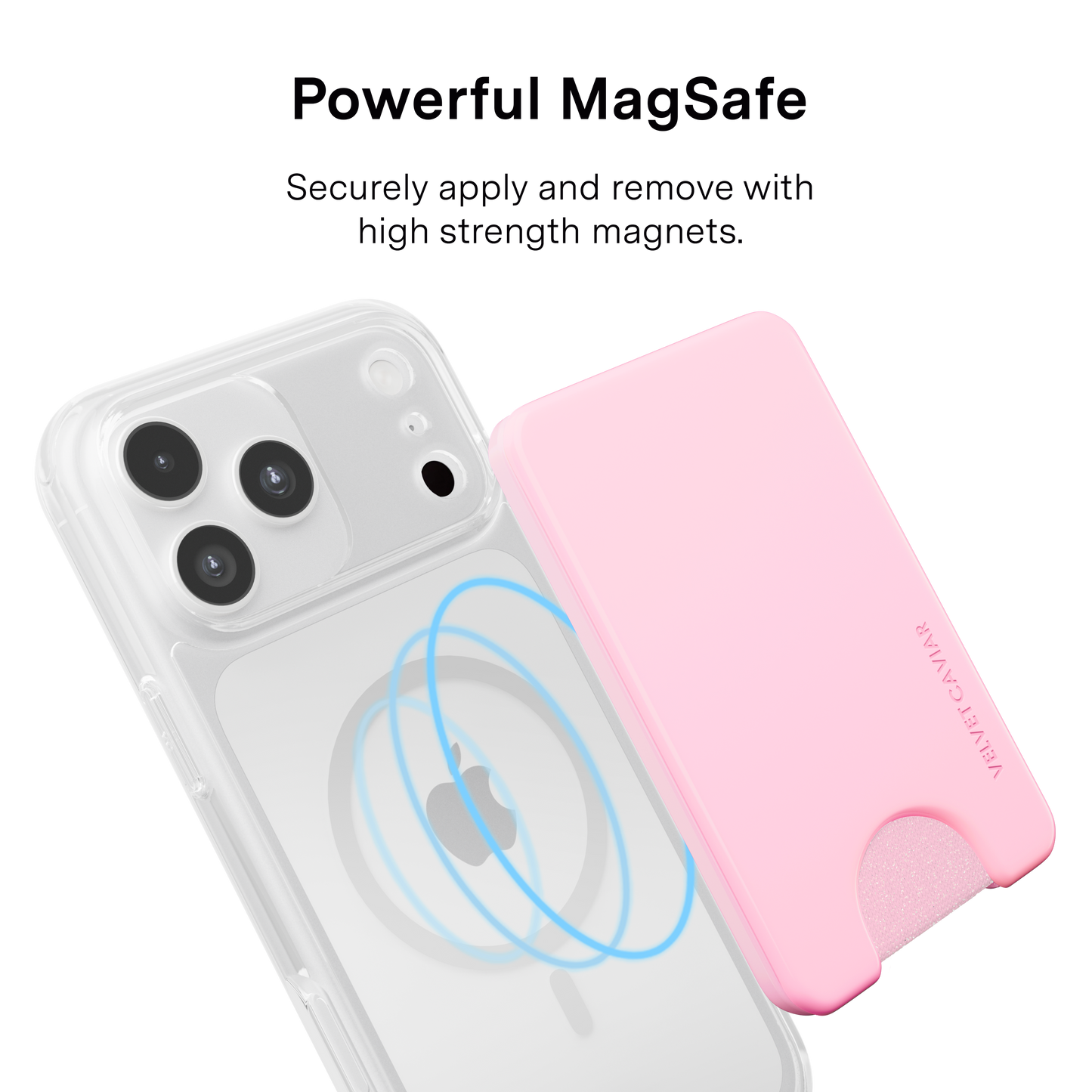 Magnetic Phone Wallet - Strawberry Milk
