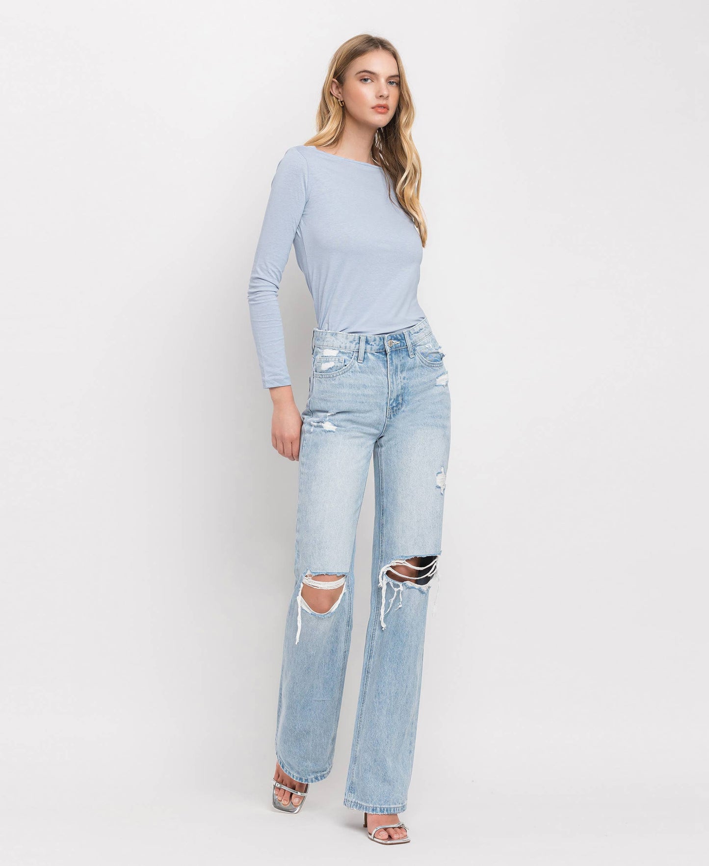 Leslie Full Length Flare Jeans