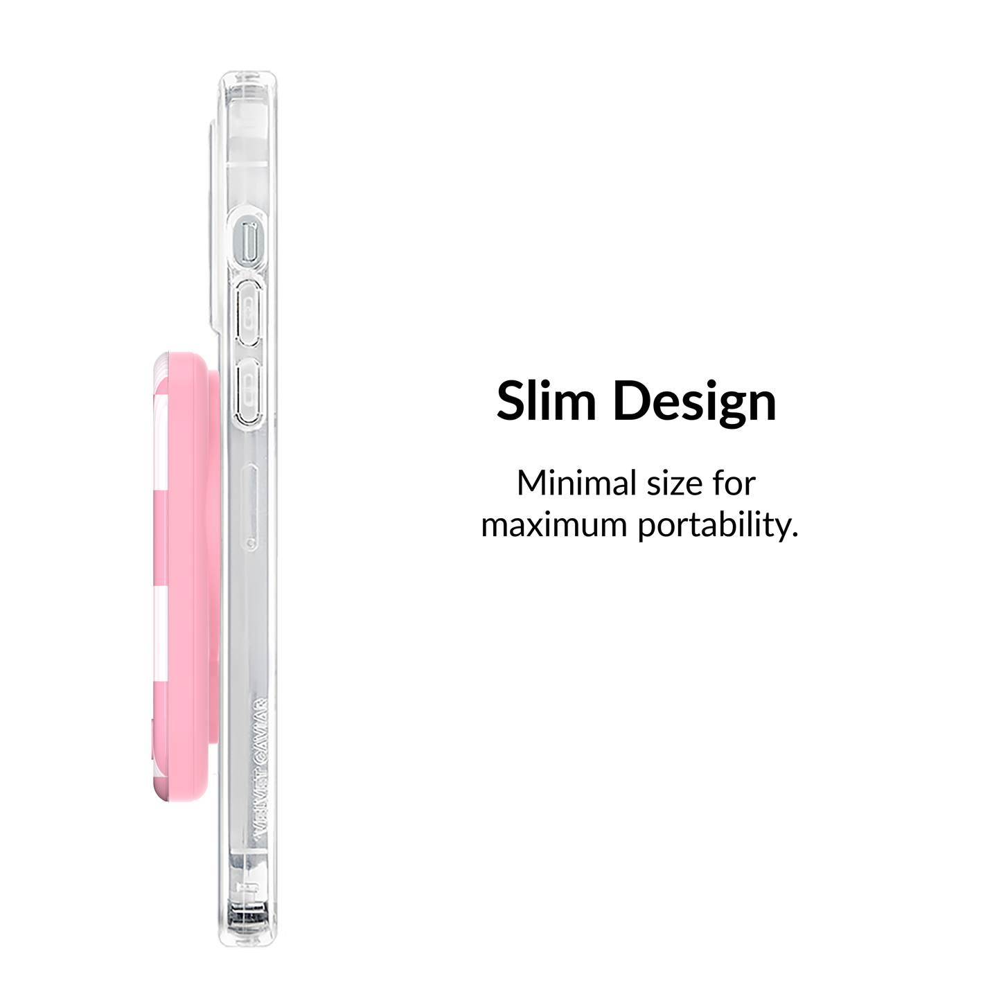 Wireless Phone Charger - Pink Vibe Checkered