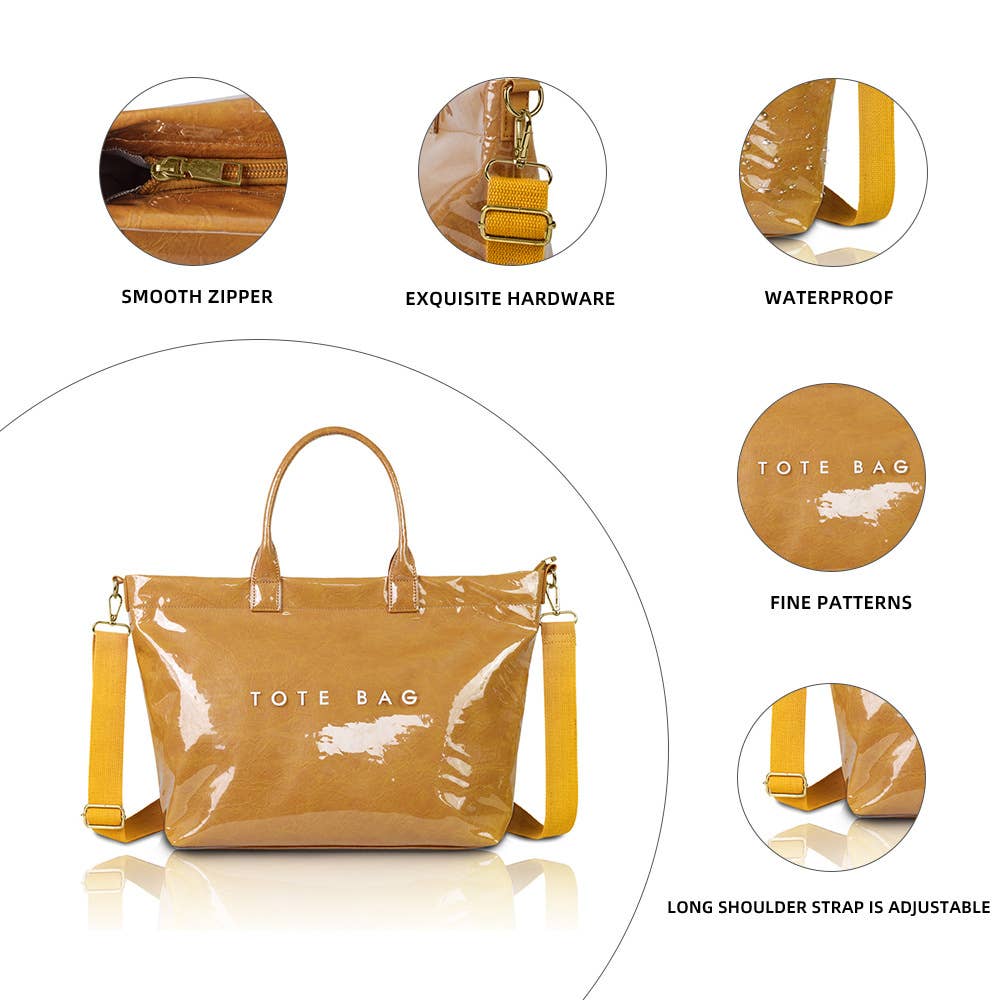 Zip Letter Crossbody TOTE BAG