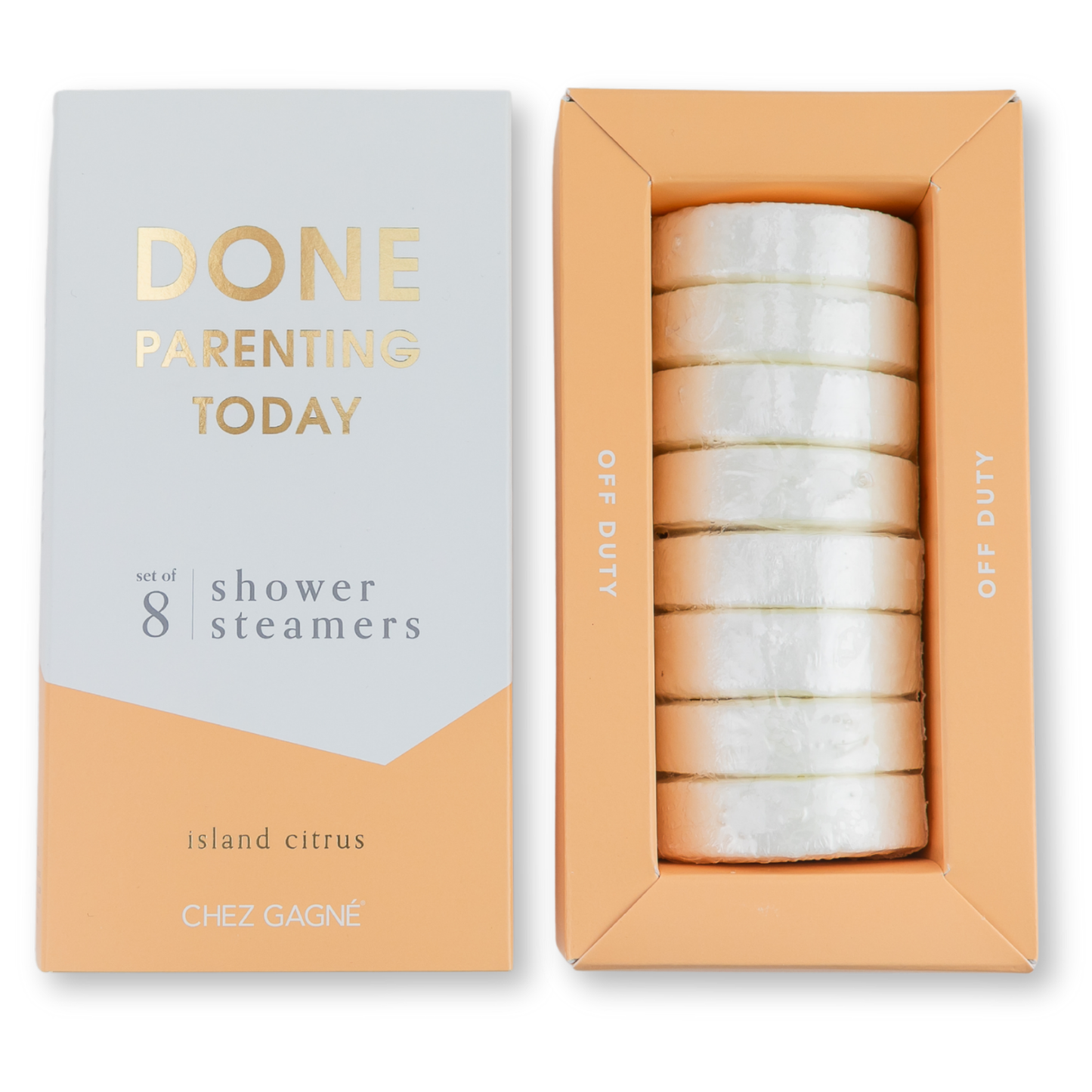 "Done Parenting Today" Shower Steamers - Island Citrus - Set of 8
