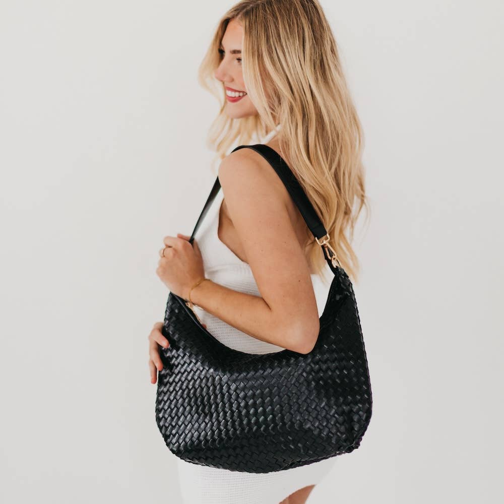 Sienna Slouchy Woven Shoulder Bag