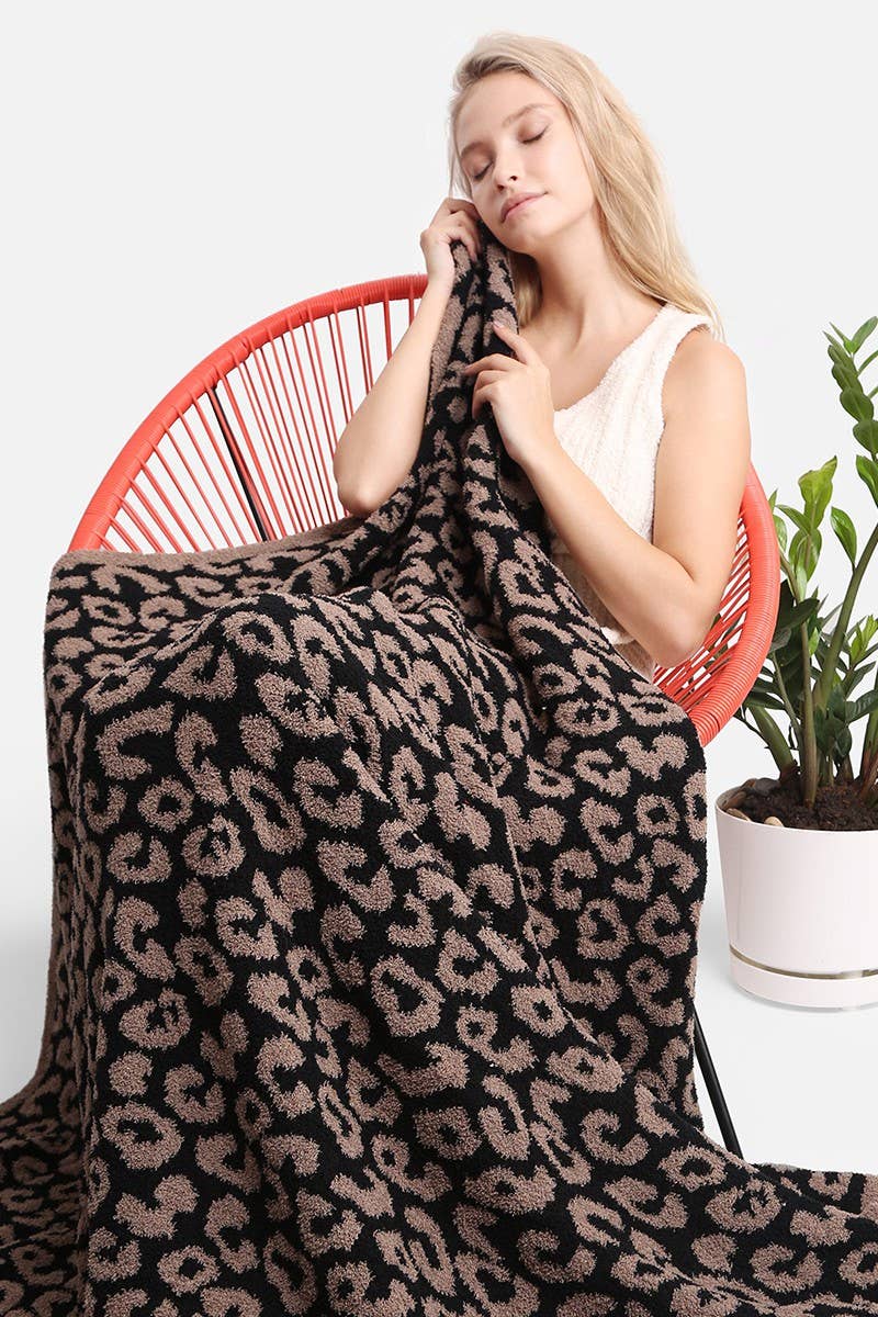 Leopard Print Luxury Soft Throw Blanket