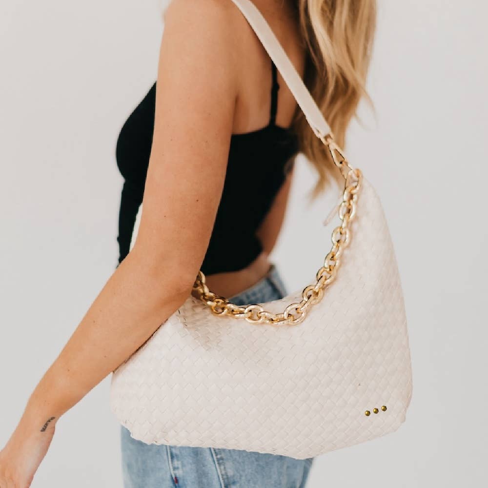 Sienna Slouchy Woven Shoulder Bag