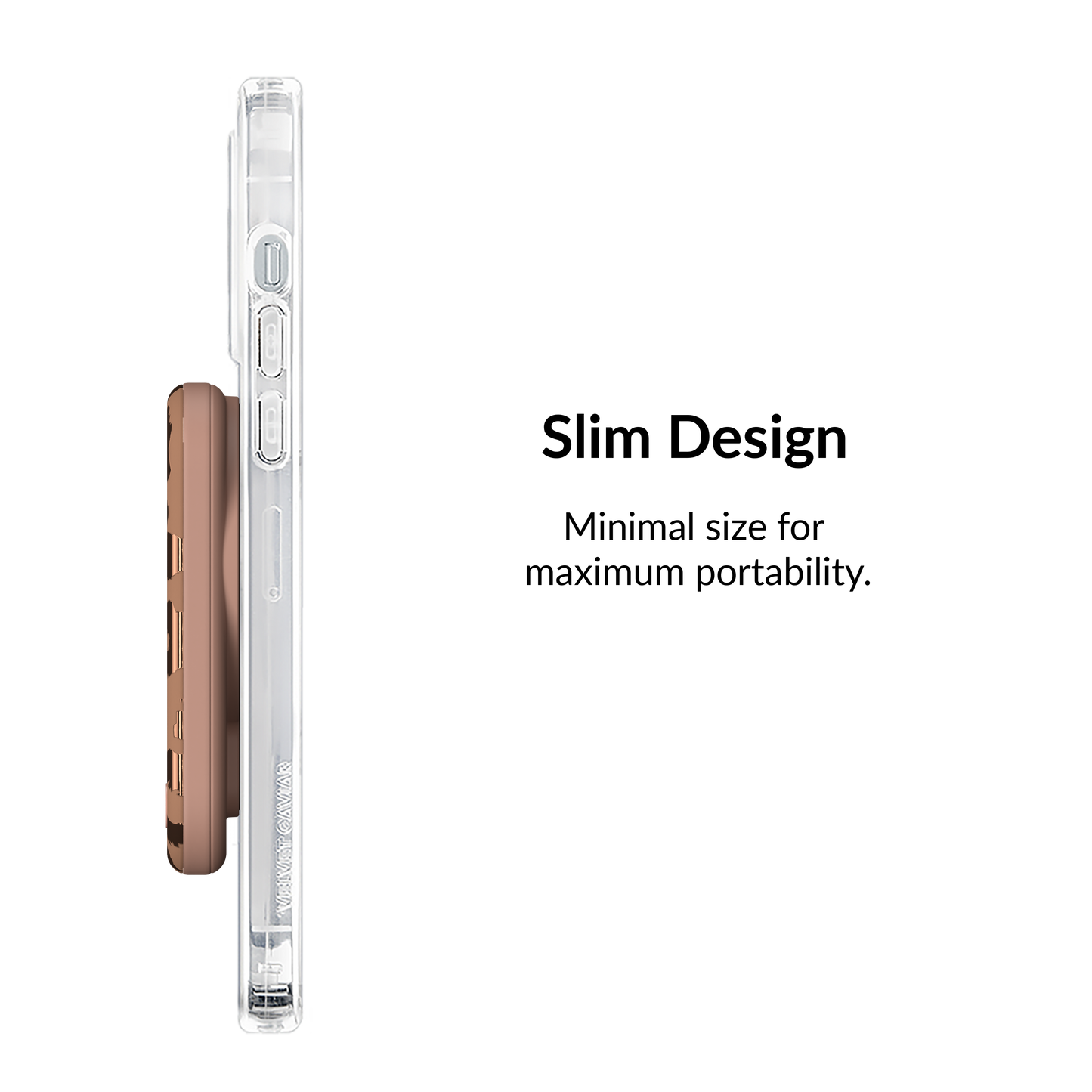 Wireless Phone Charger - Bronze Chrome Leopard
