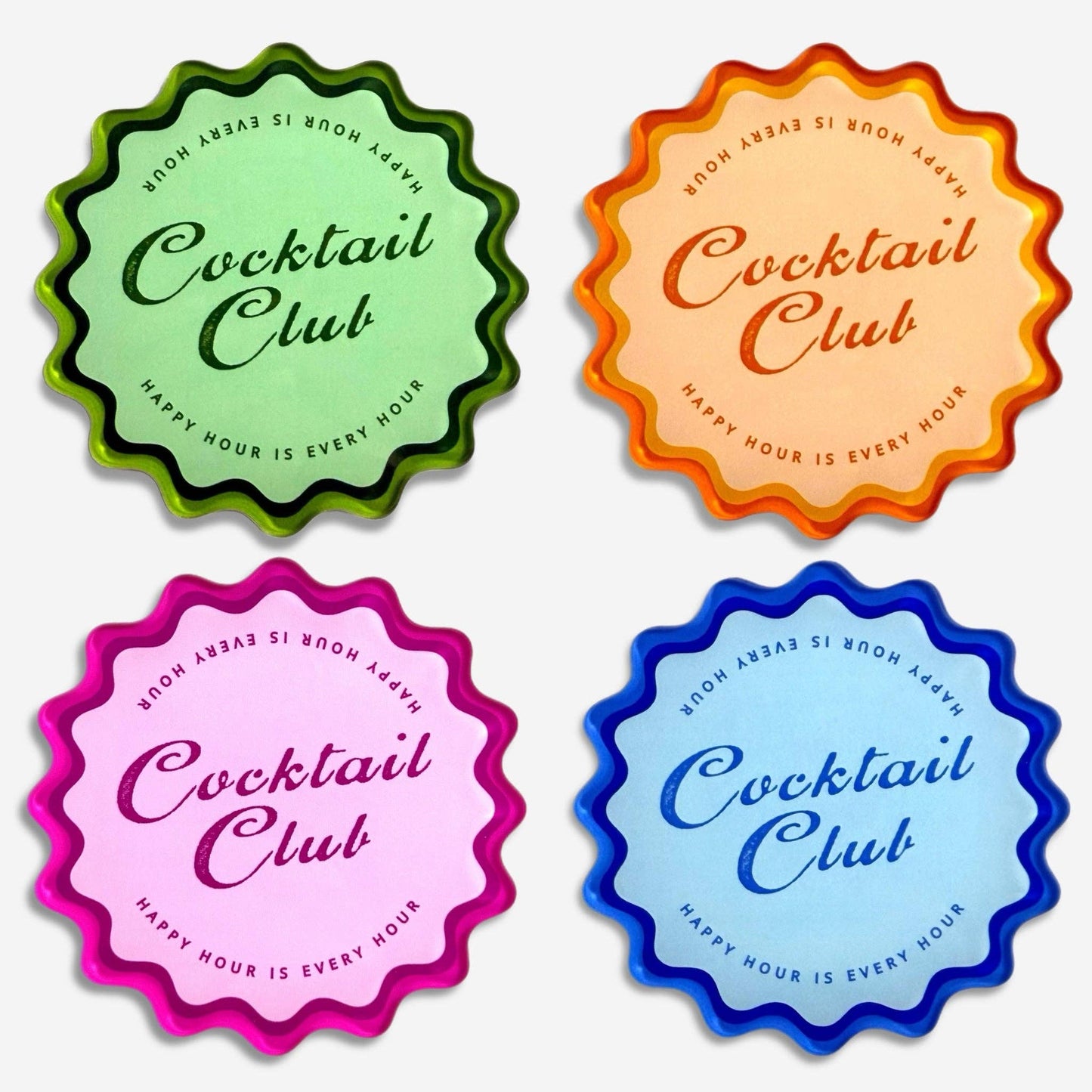 Cocktail Club Coaster Set