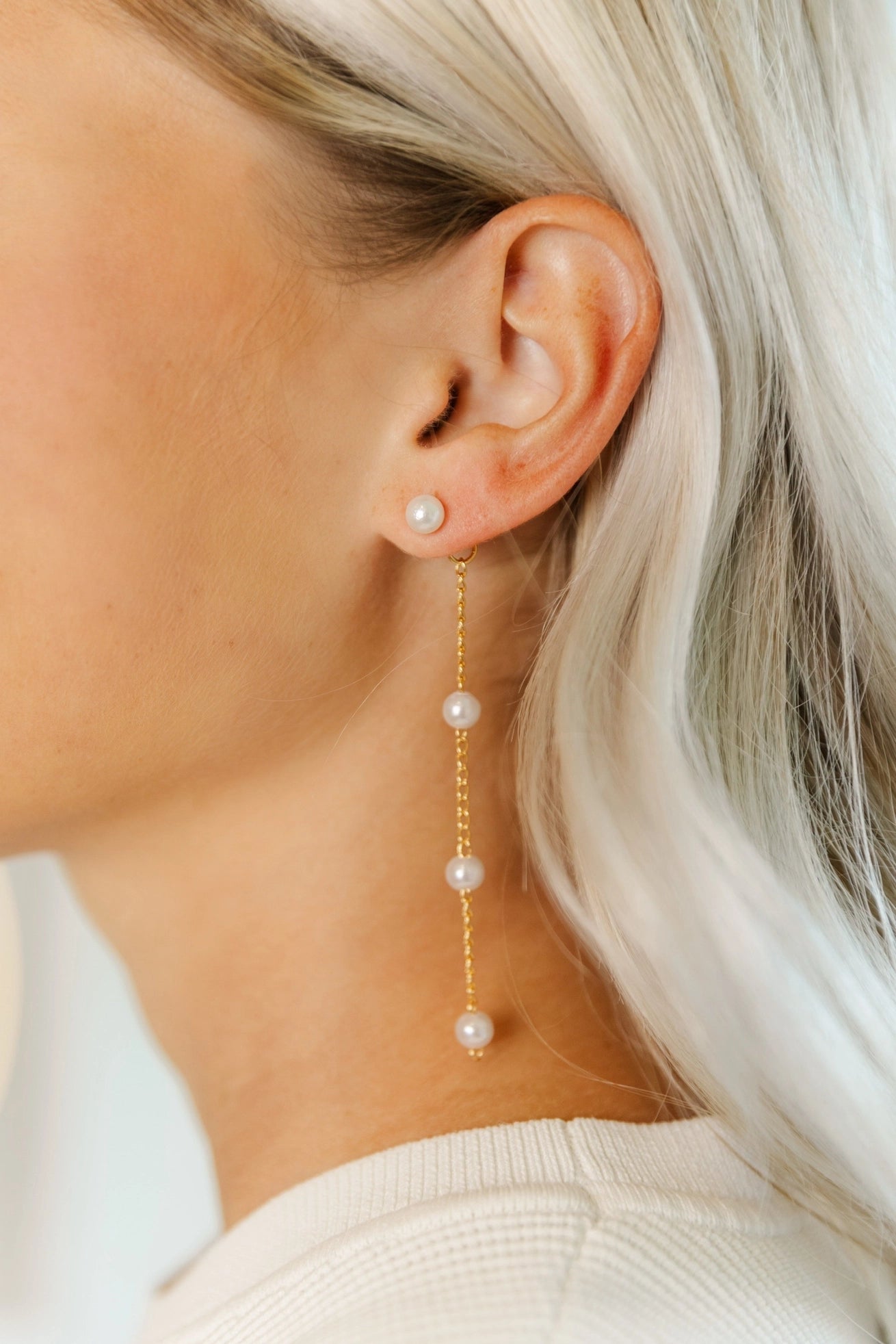 Parker Pearl Drop Earrings