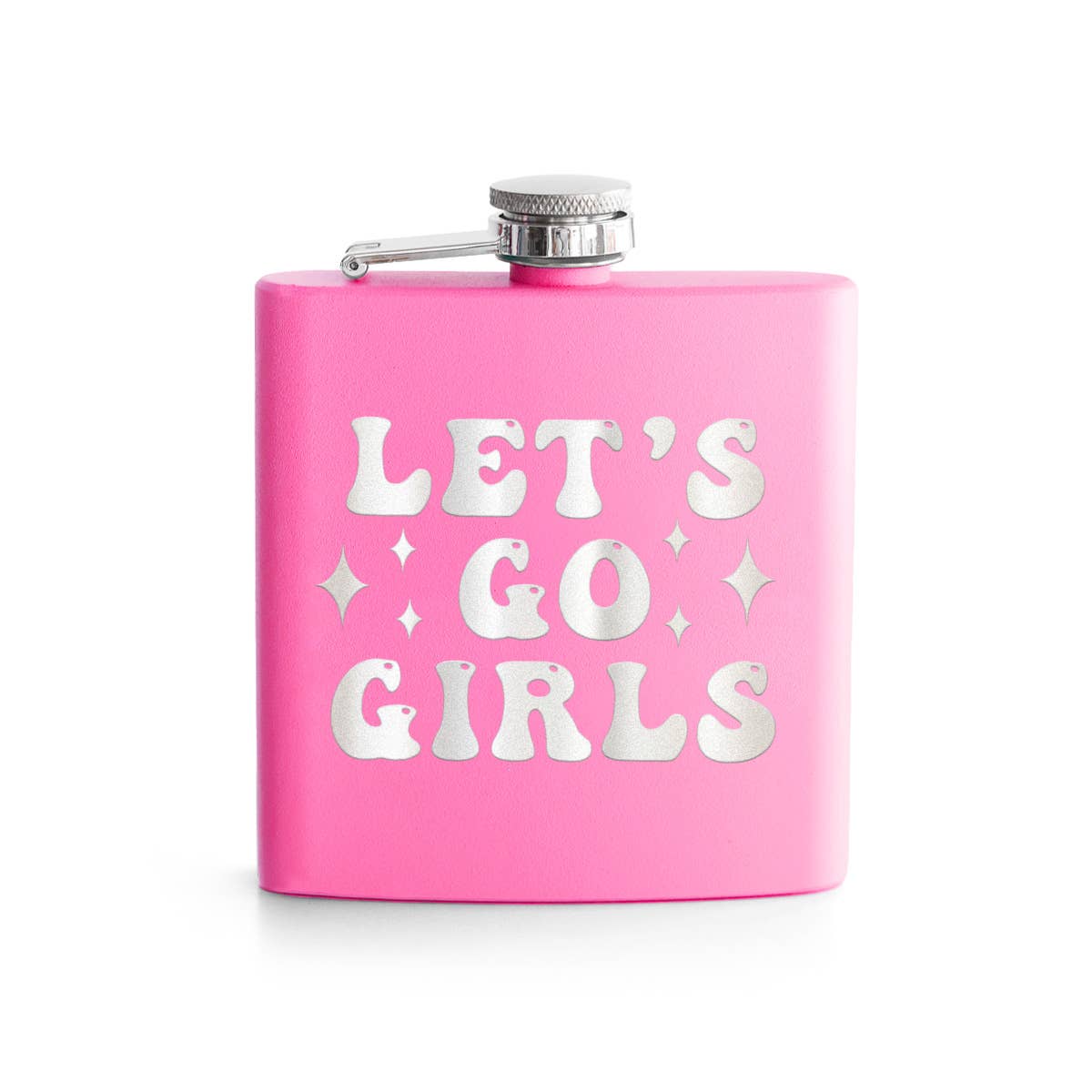 Let's Go Girls Pink 6oz Flask