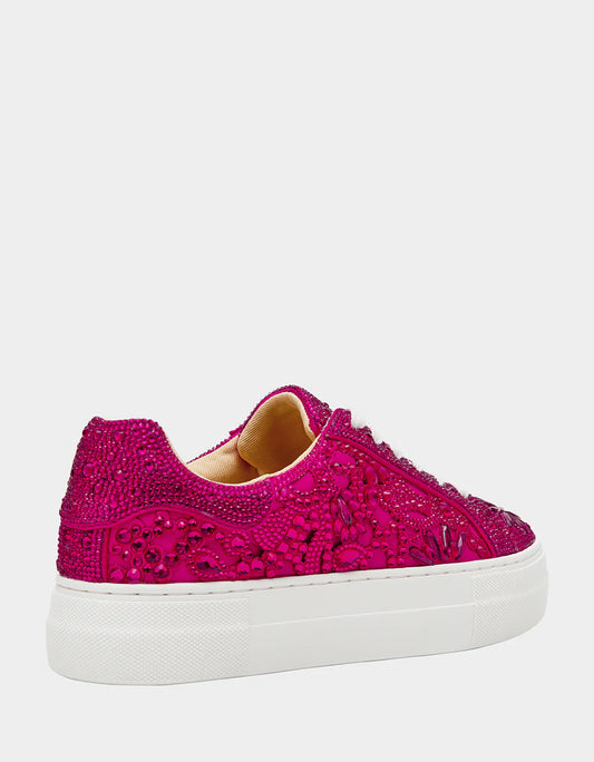Reily Fuchsia Platform Sneaker
