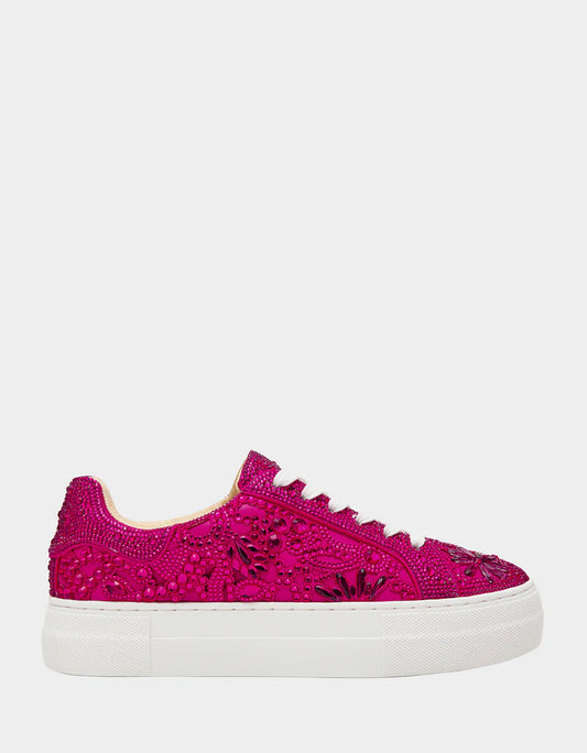 Reily Fuchsia Platform Sneaker