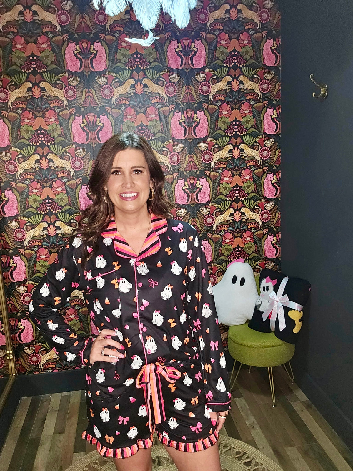 Boo-tiful Gigi Ruffle Pajama Set