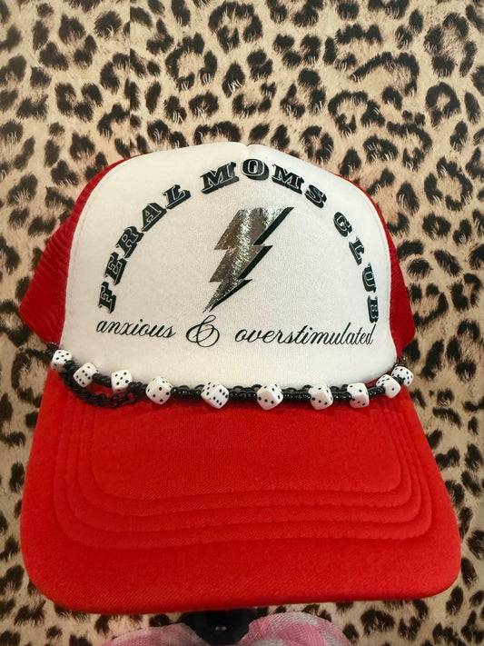 FERAL MOM'S CLUB TRUCKER HAT
