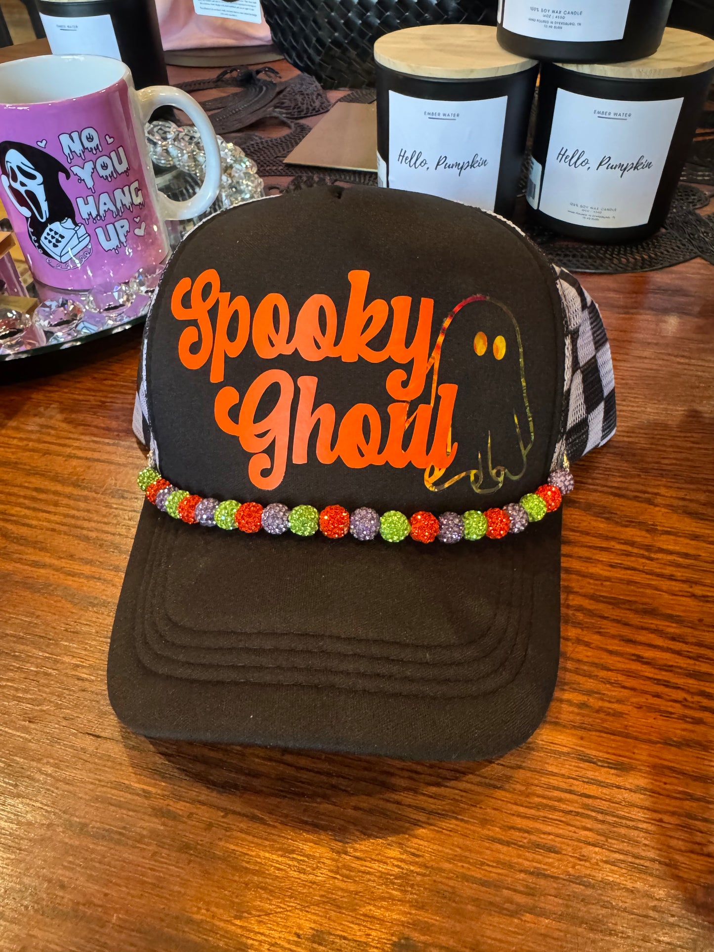 spooky ghoul Trucker Hat
