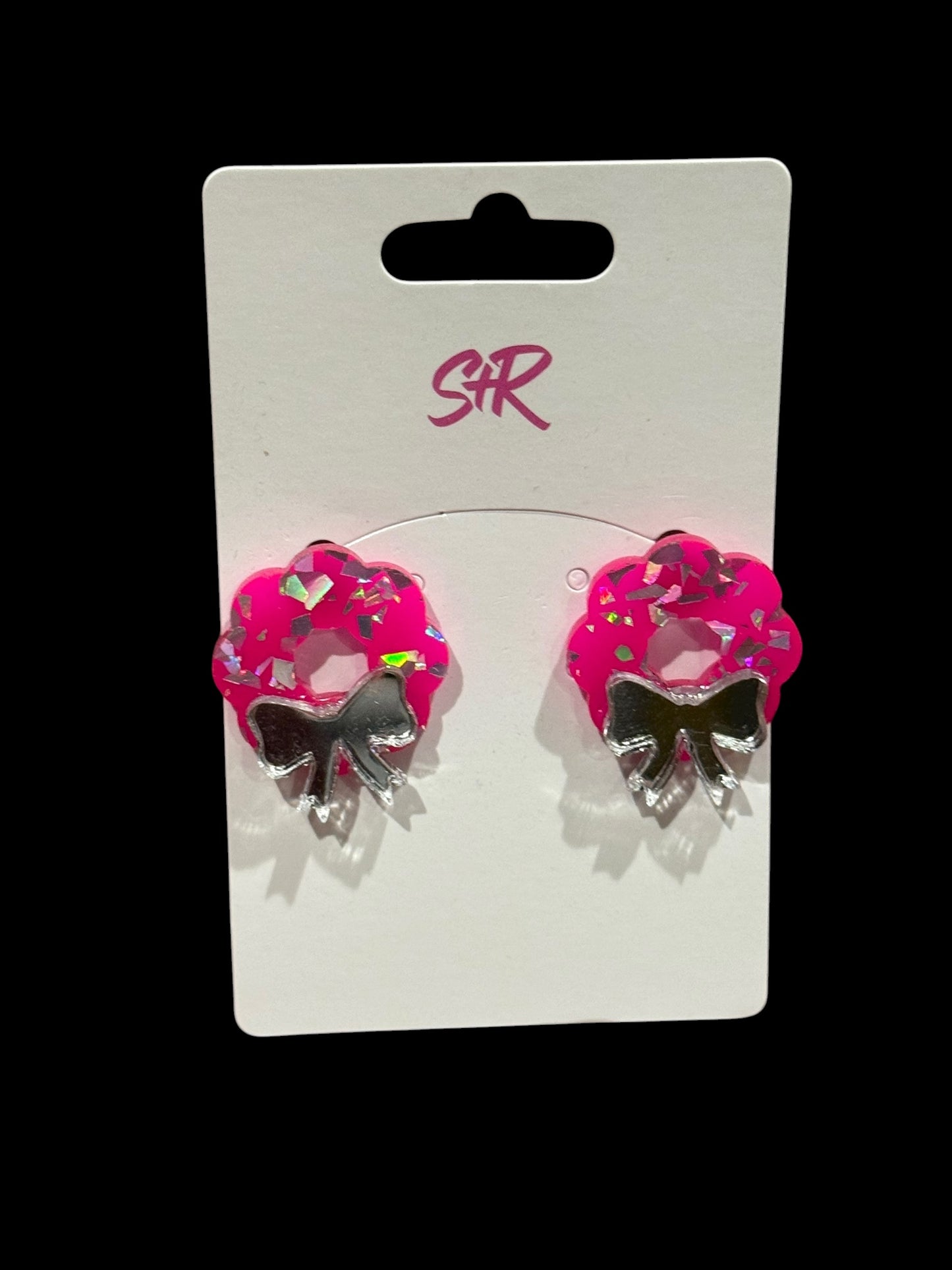 Hot Pink Christmas Wreath