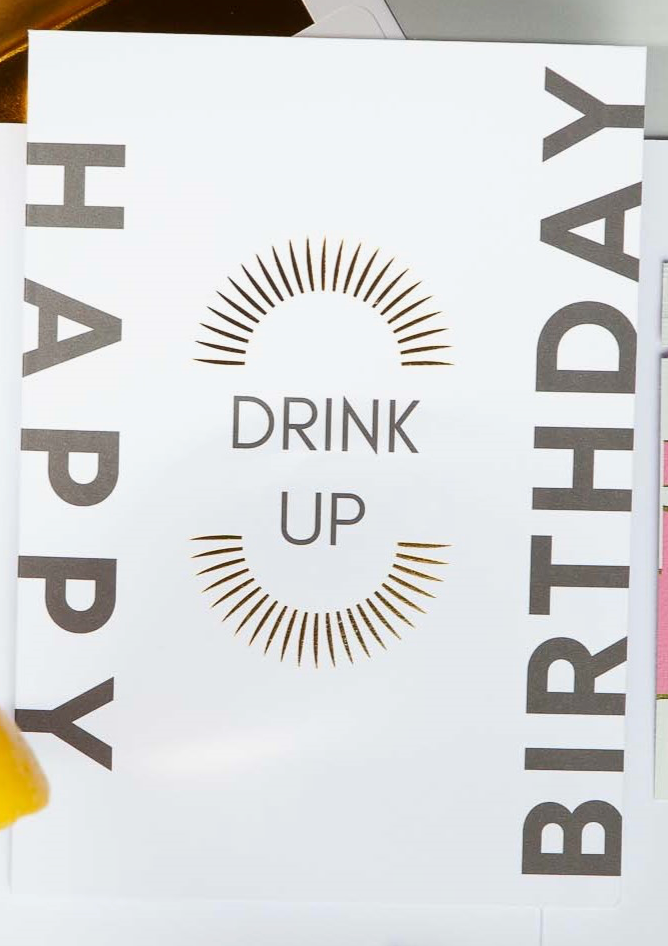 Cocktails & Cards Greeting Card