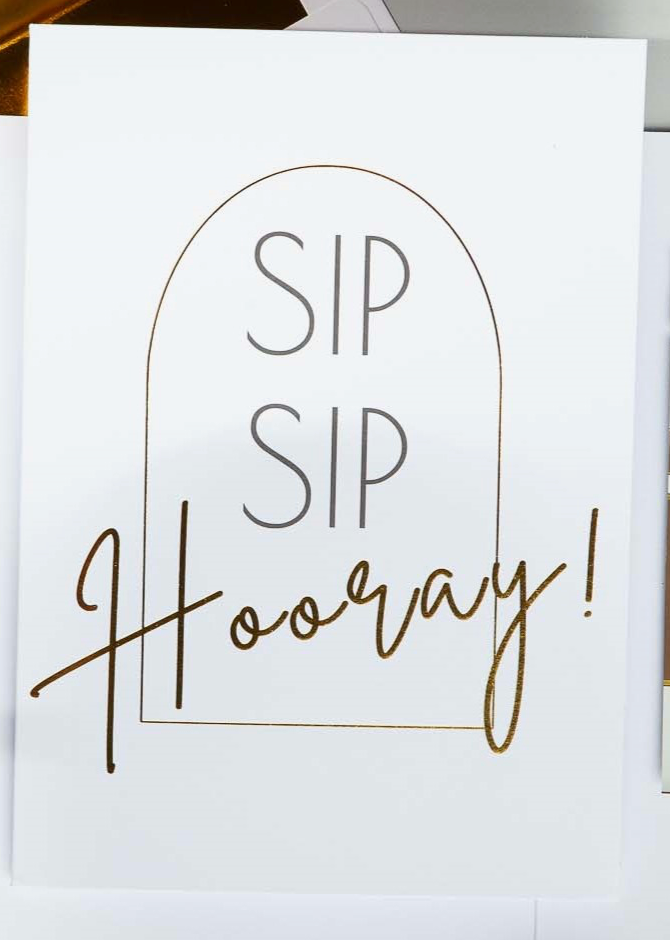 Cocktails & Cards Greeting Card