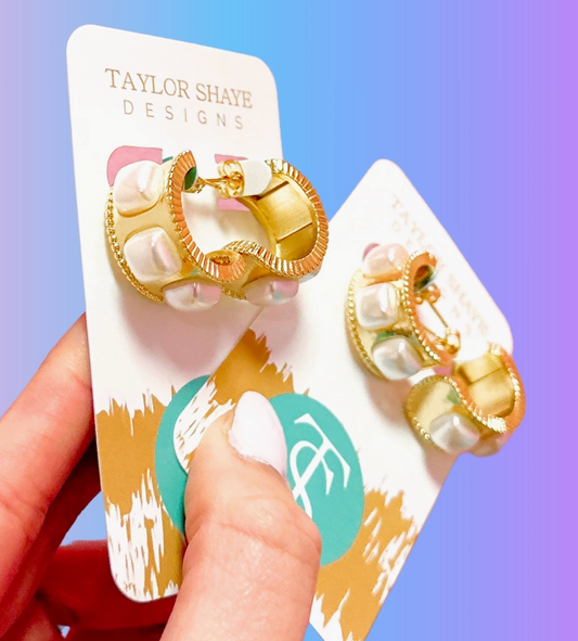 Josie Pearl Hoops