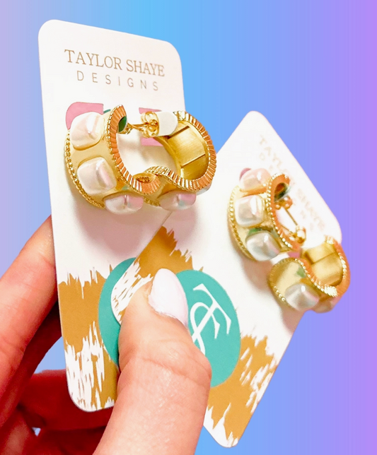 Josie Pearl Hoops