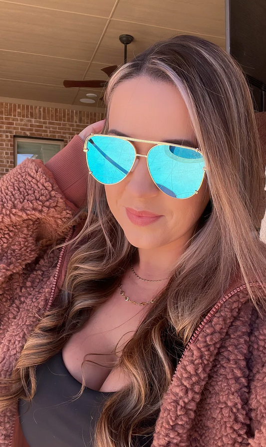 Classic Aviator Ocean Sunglasses