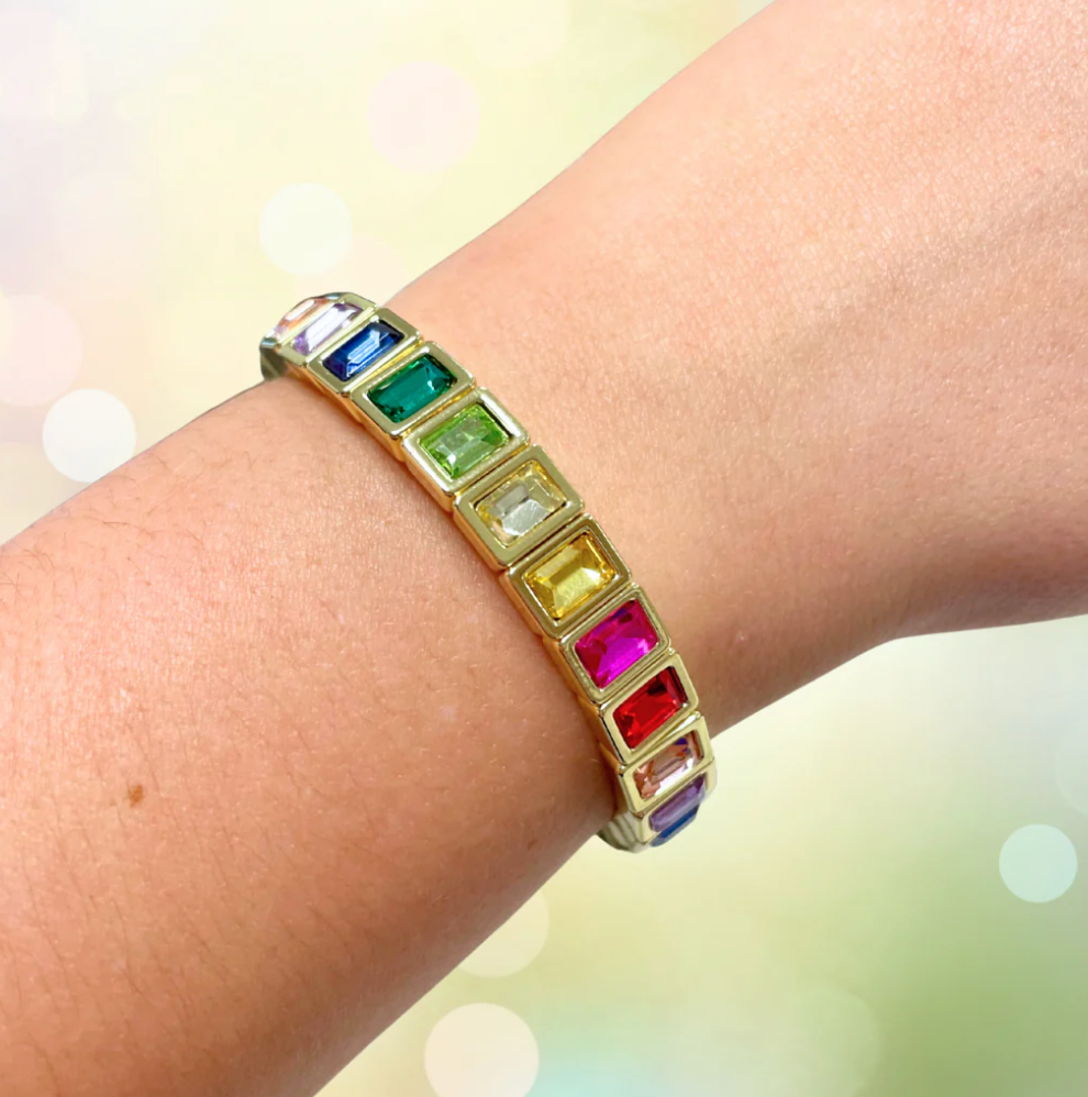 Rainbow Road Bracelet Gold