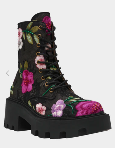 Betsey Johnson Polli Floral Boots