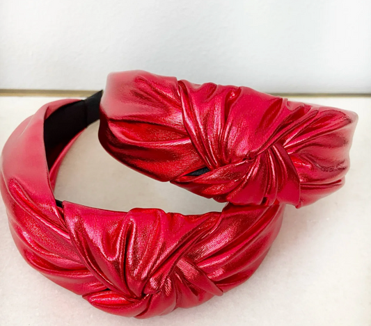 Metallic Red Headband