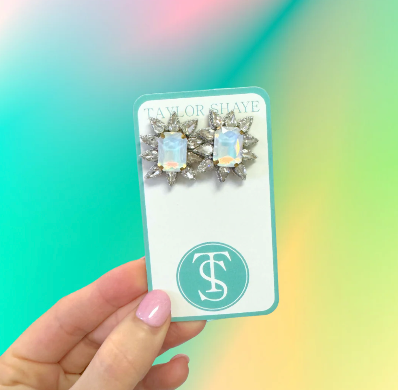 Crystal Spike Stud