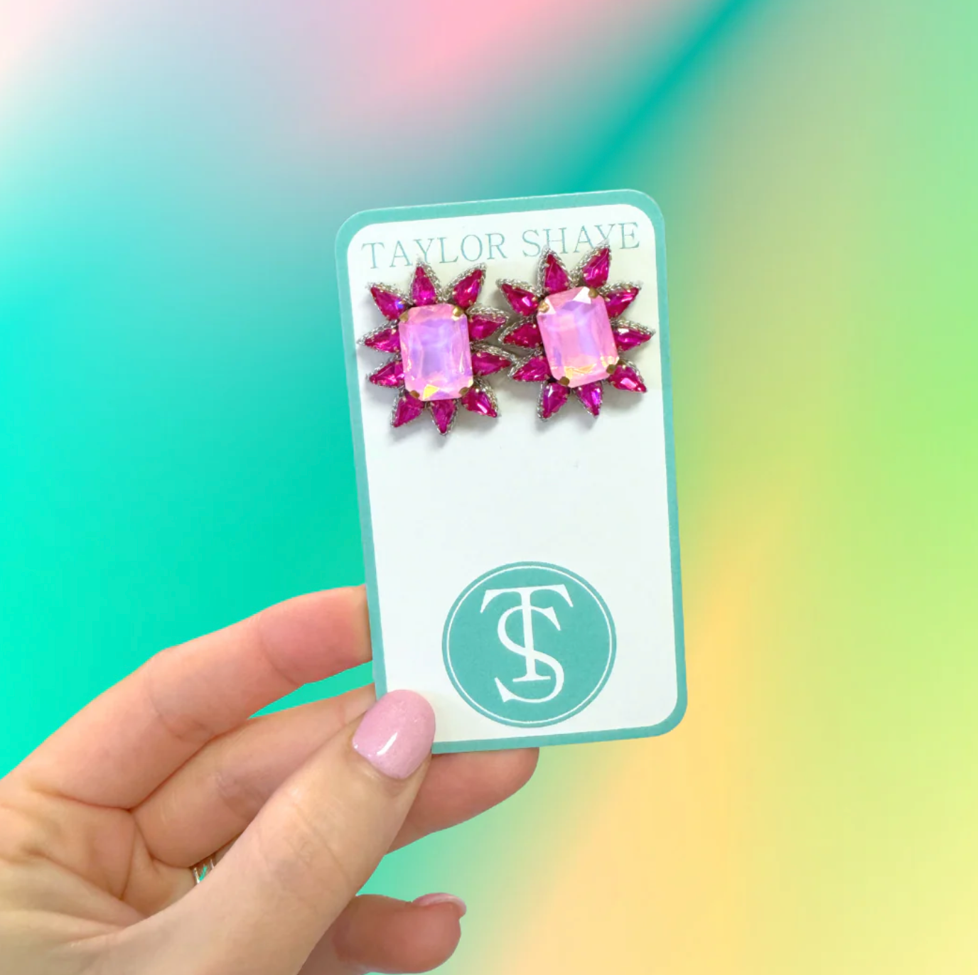 Crystal Spike Stud